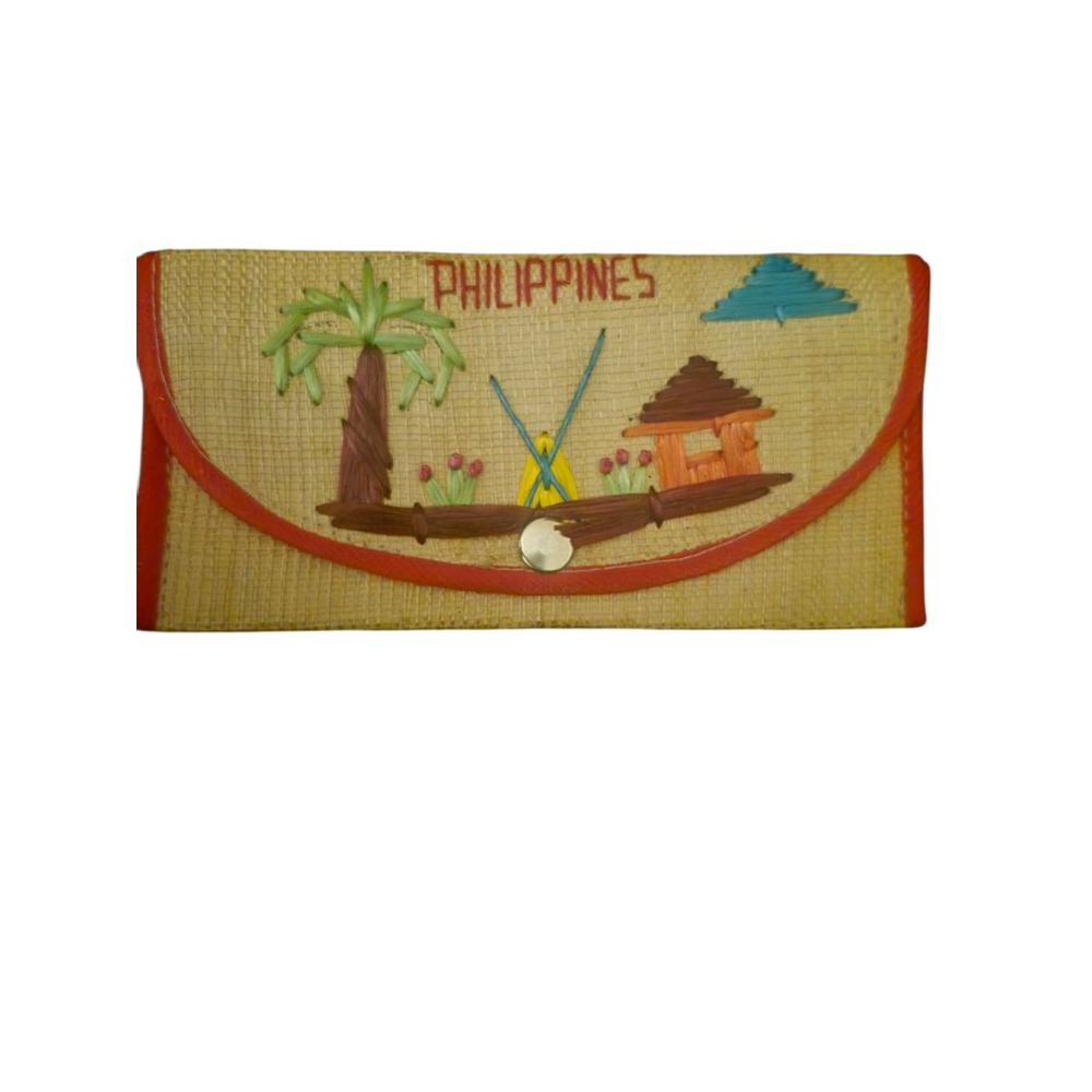 Philippines Embroidered Scenery souvenir womens Woven Wallet brand New handmade